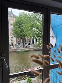 Window view of the canal