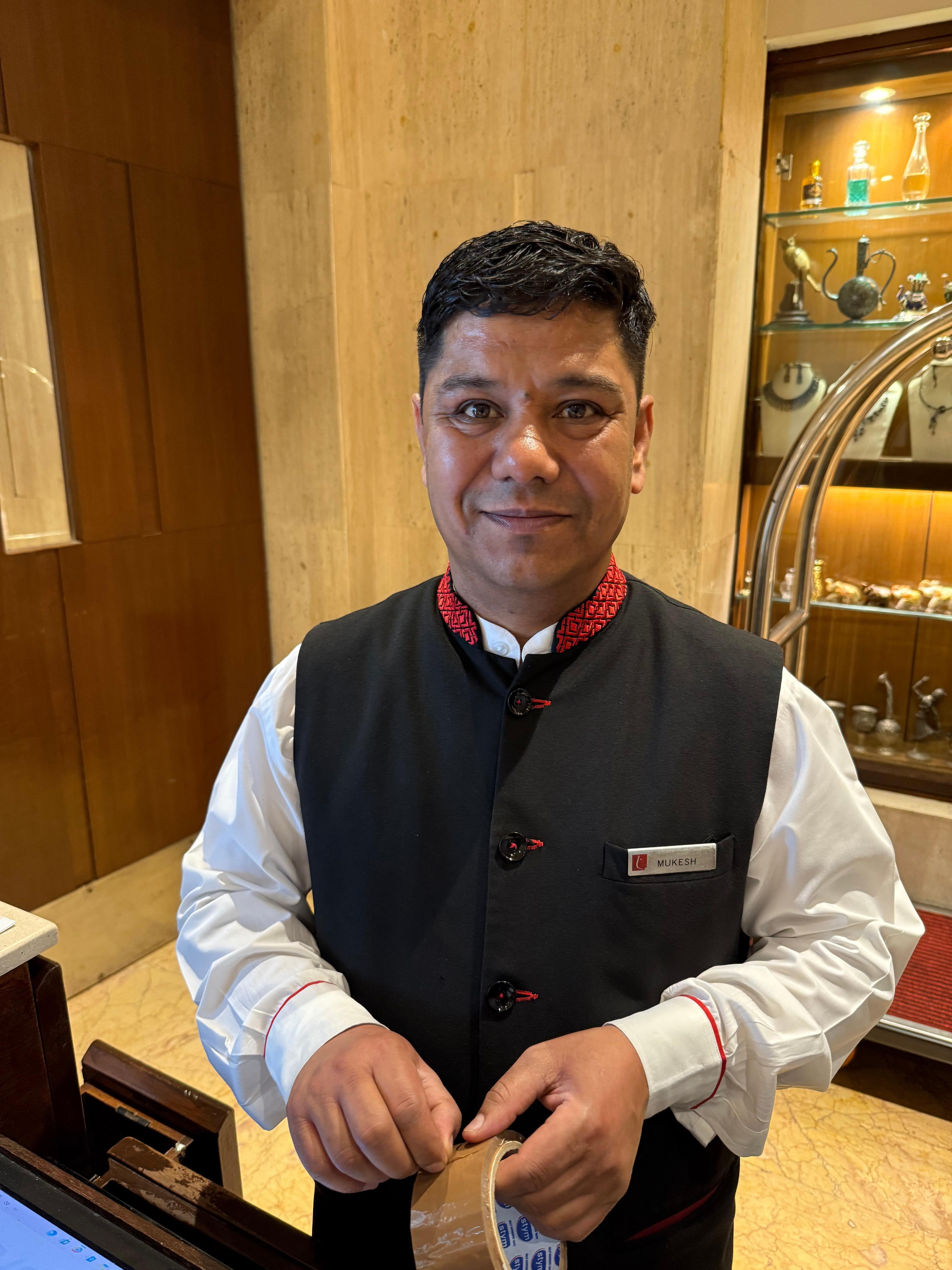 Very nice and helpful at the luggage handling area.