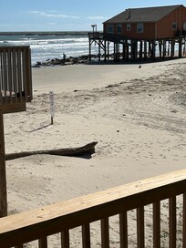 Our backyard beach -right