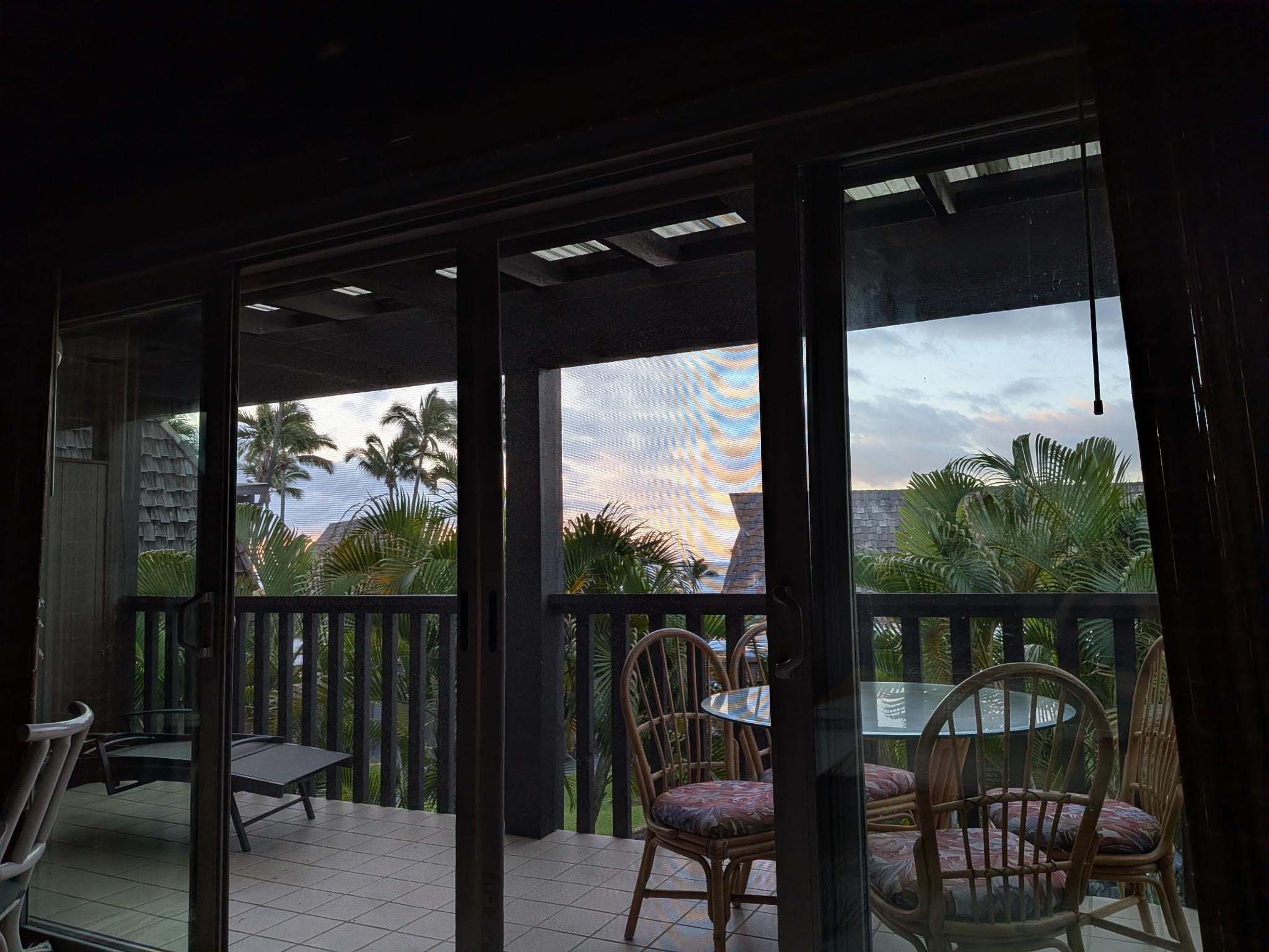 Lanai at sunset