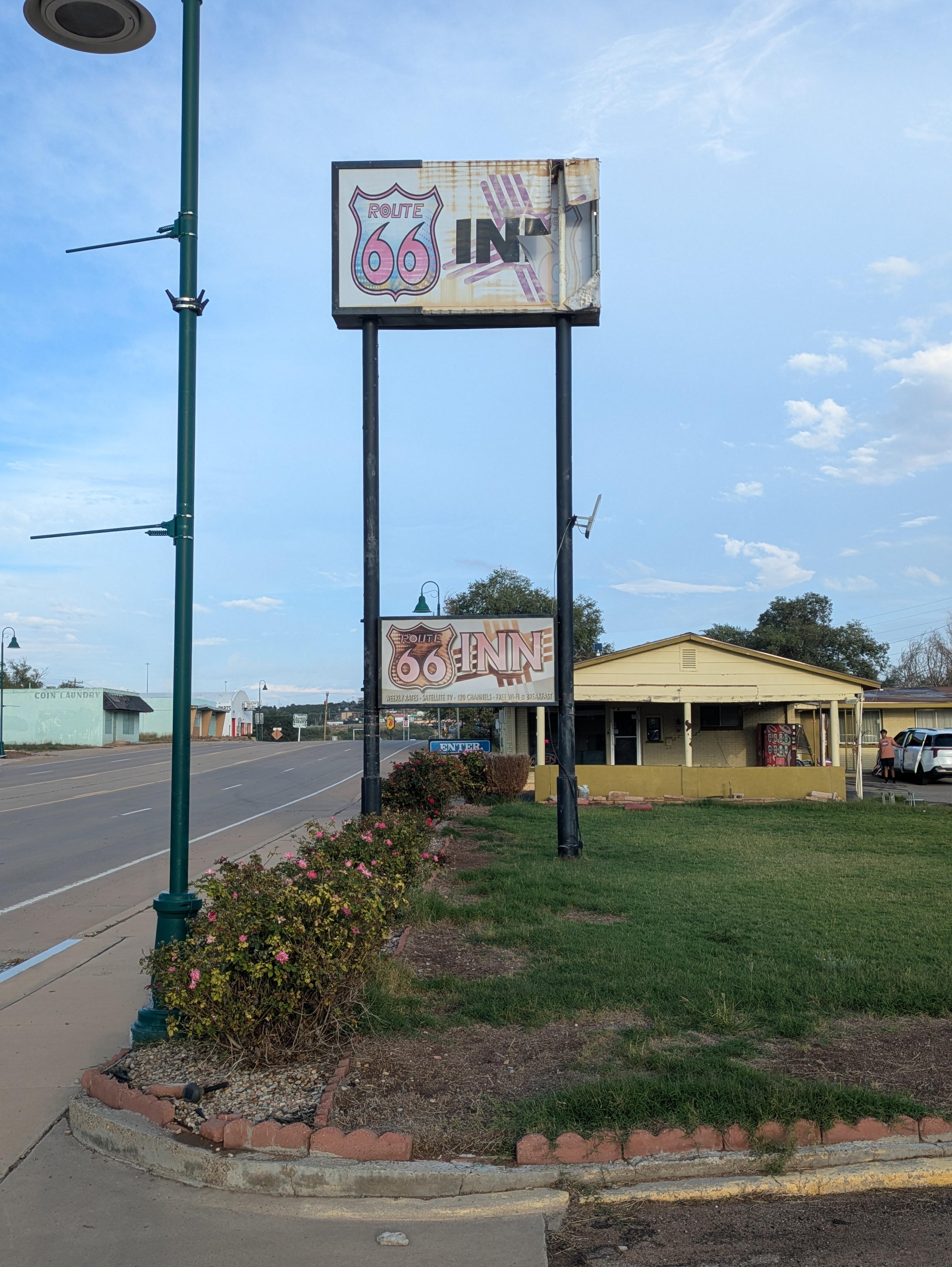 Even the sign is a disaster