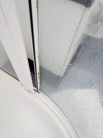 Shower door wouldn't close