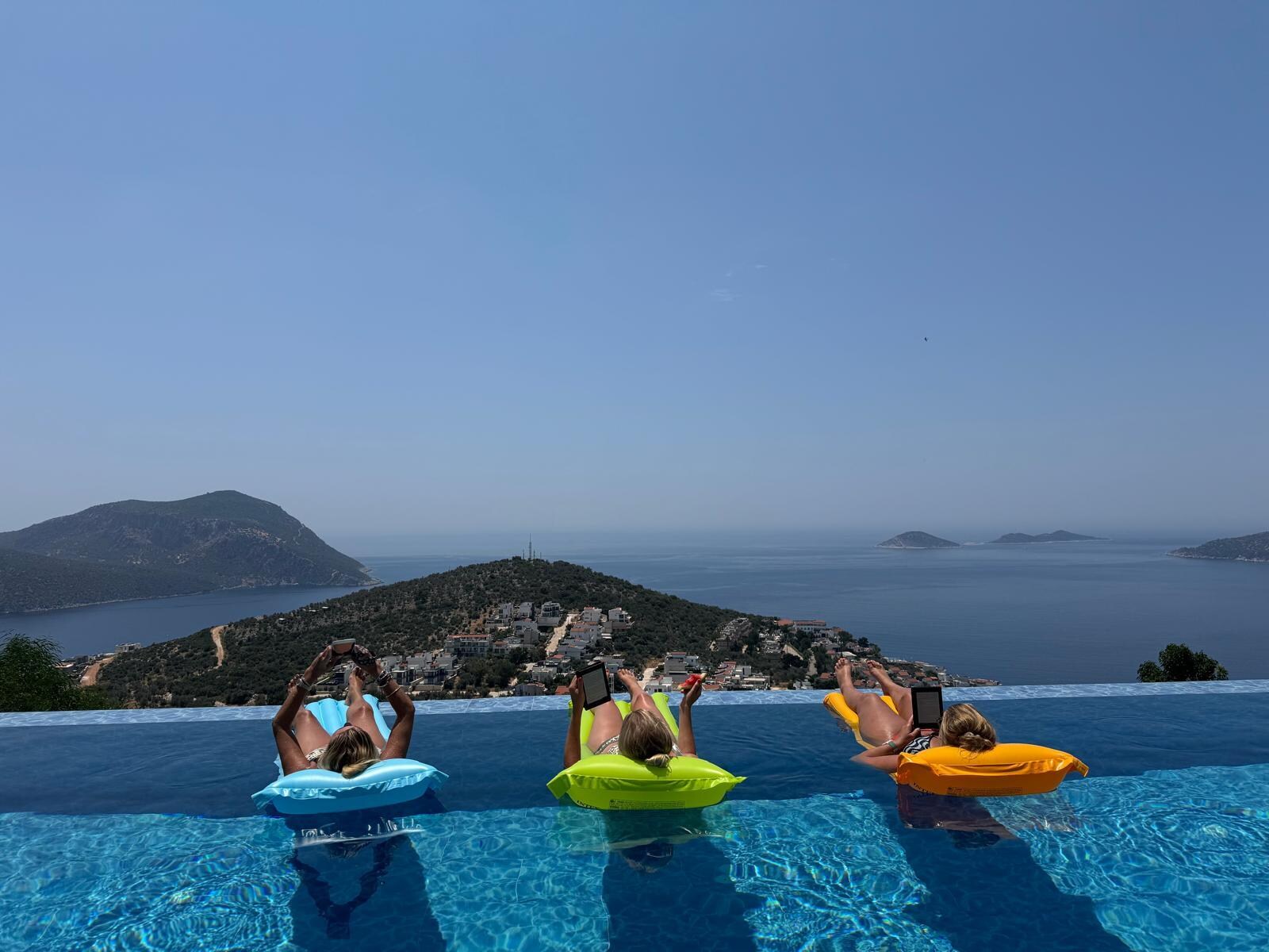 The view is divine.