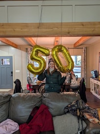 6 women hiking, and celebrating turning 50. We made great memories here