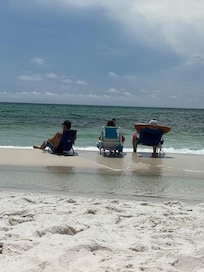 Relaxing day at the beach