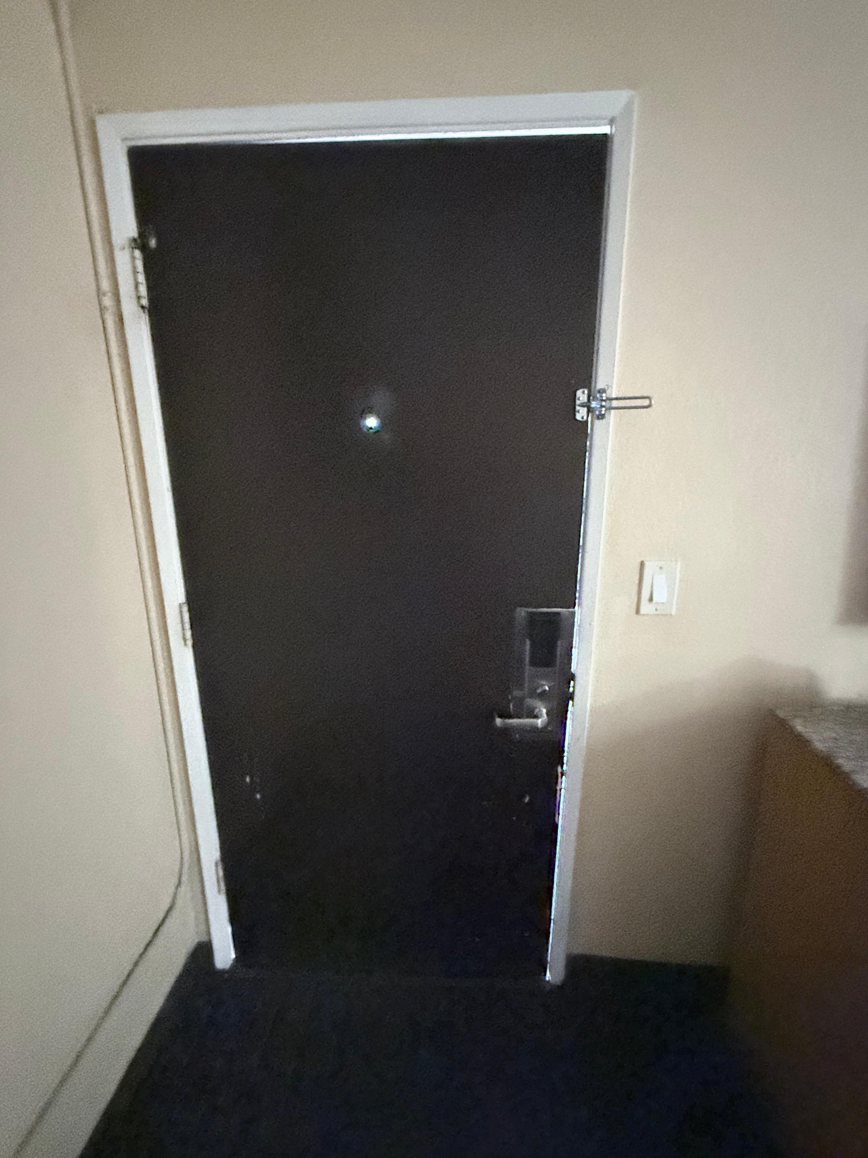 Gap between door and frame