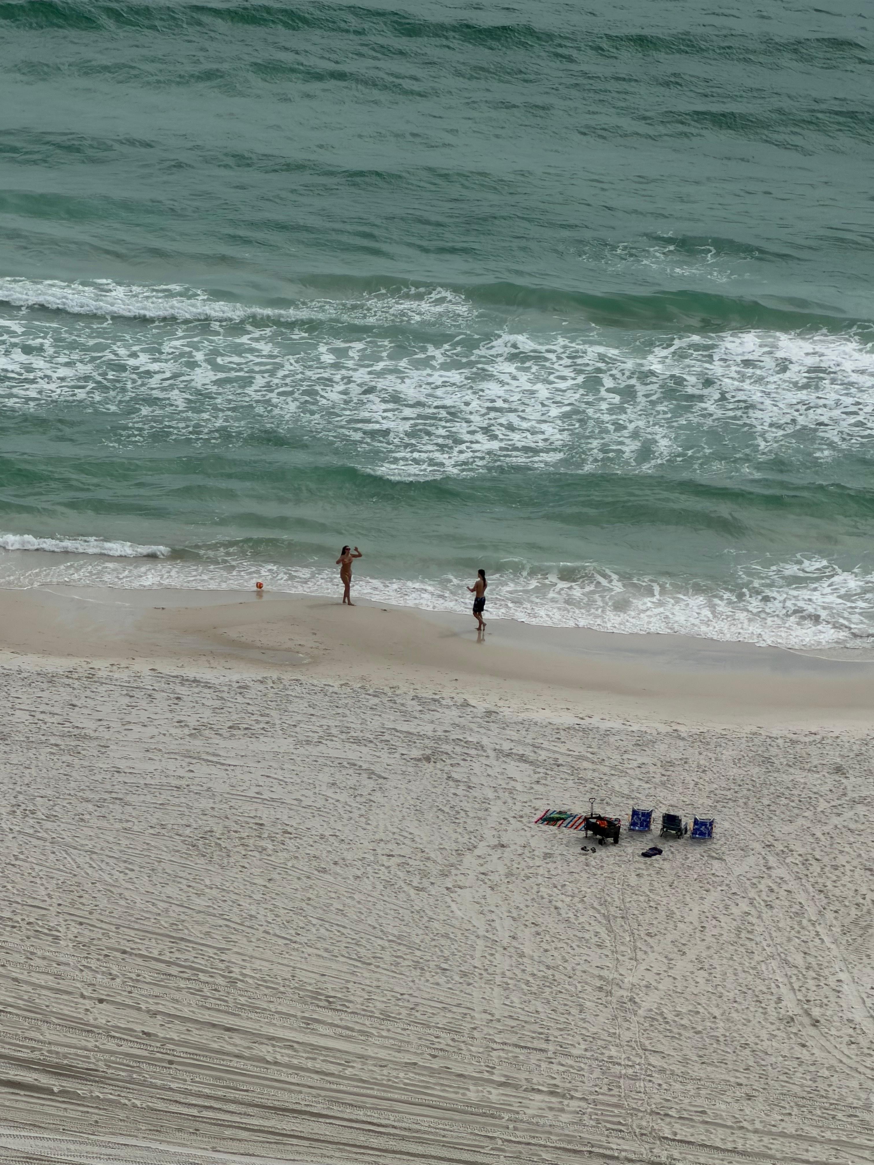 view from balcony
