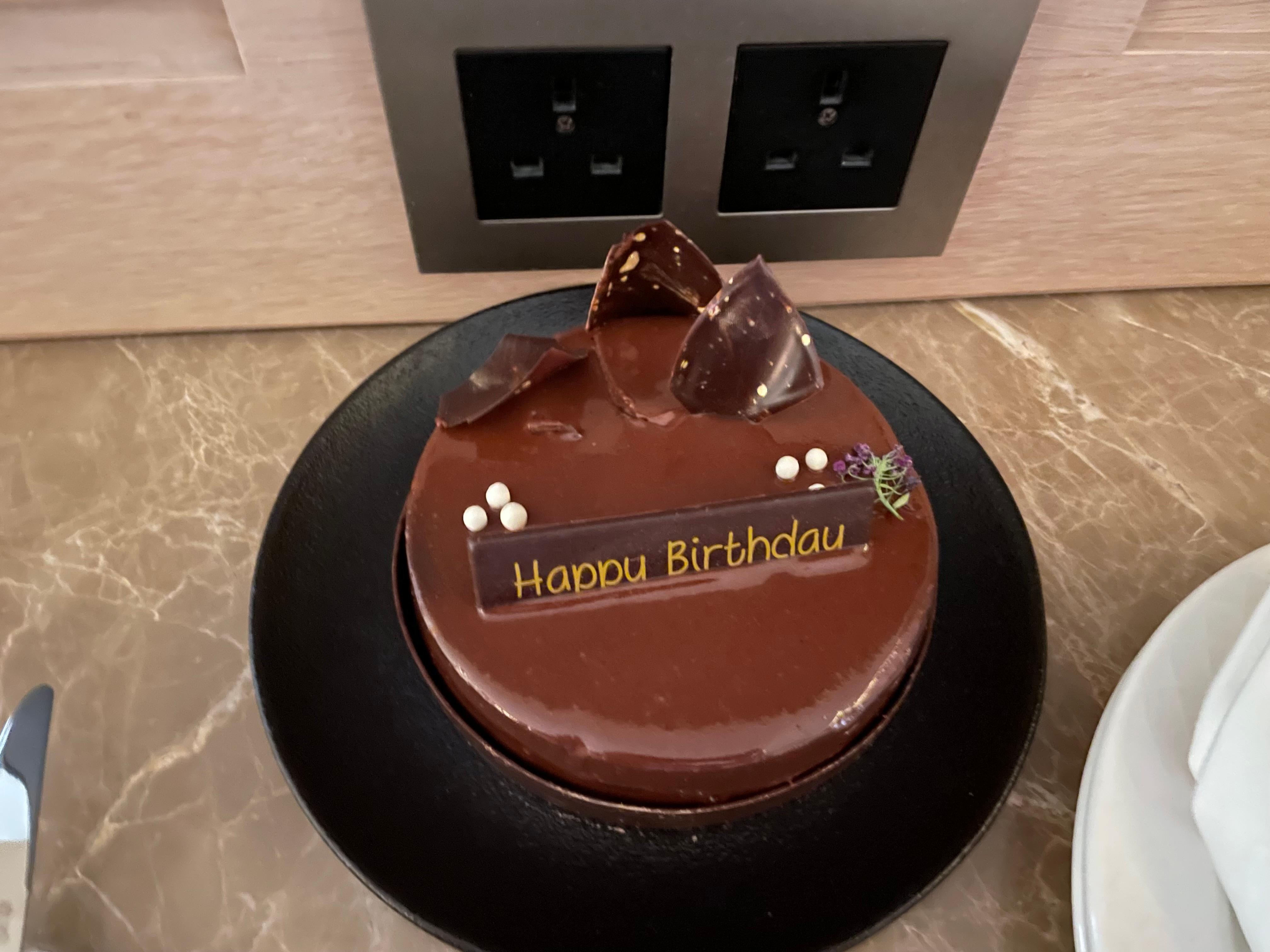 Birthday room service