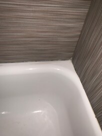 Dirty grout & mold I have a video of the tv not working
