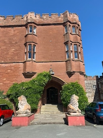 The entrance