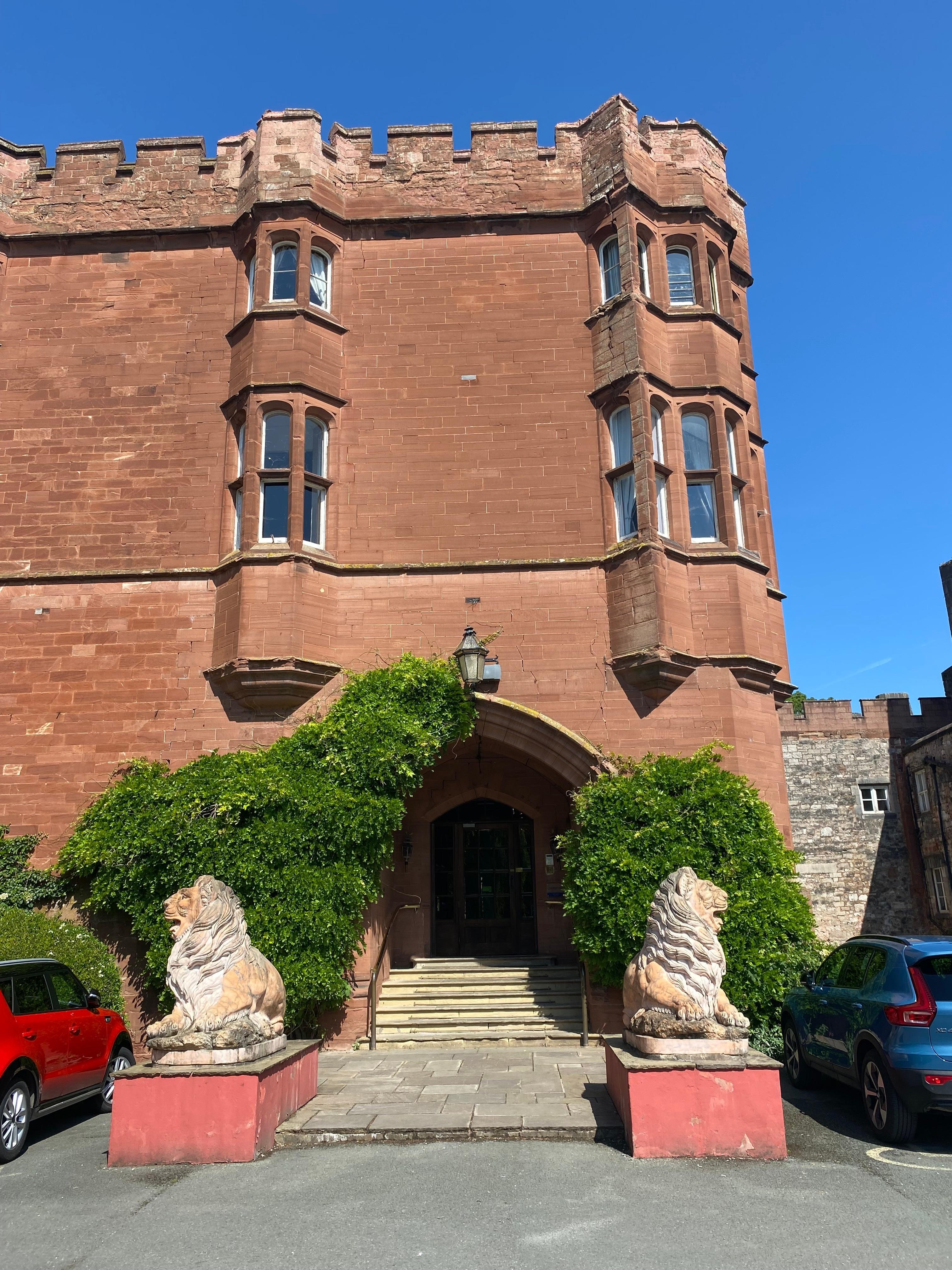 The entrance