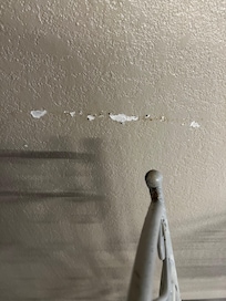 Paint missing