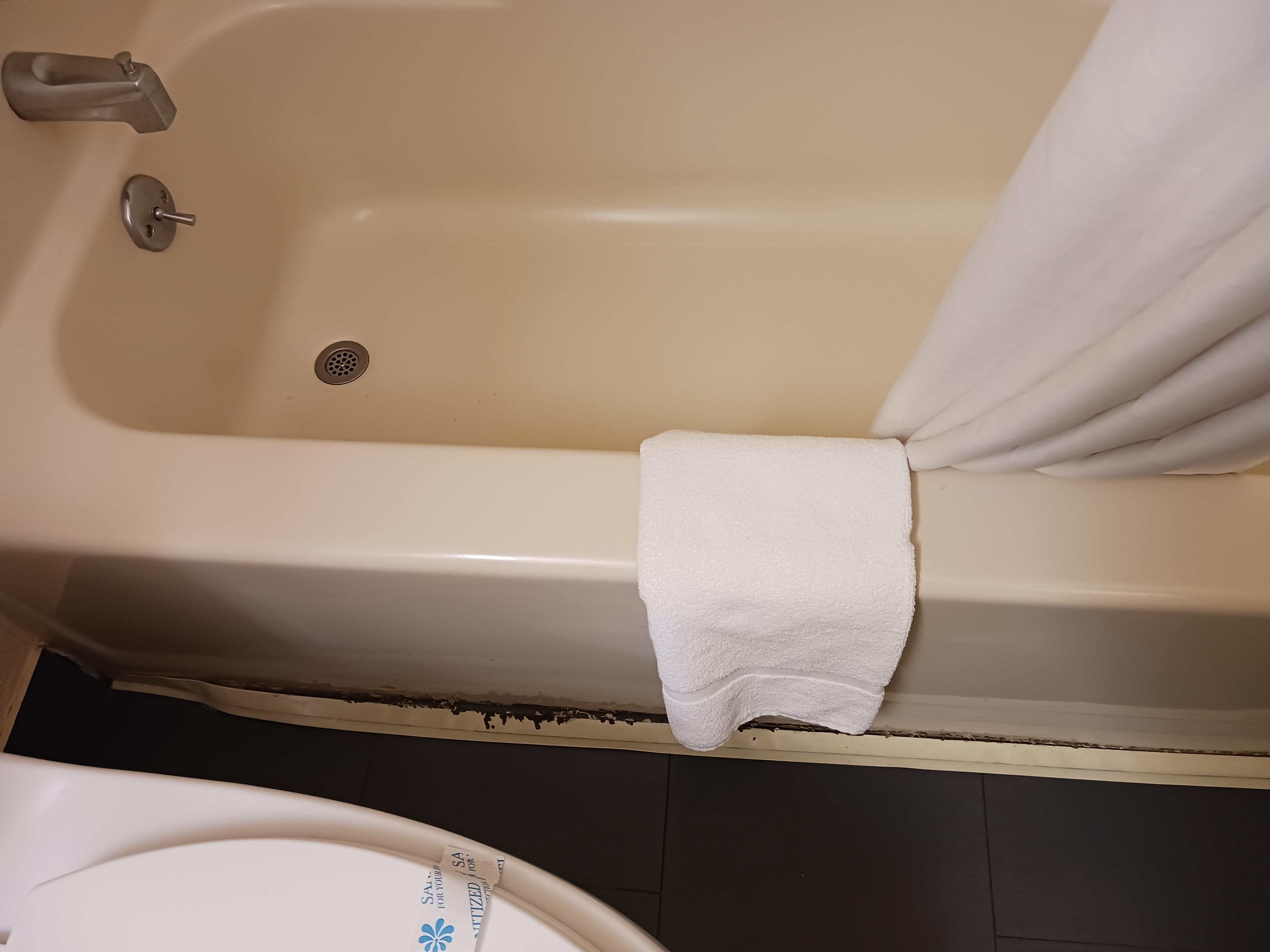 Seal on tub by floor needs to be replaced