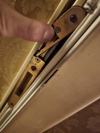 Broken door lock