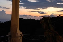 Sunset off the balcony