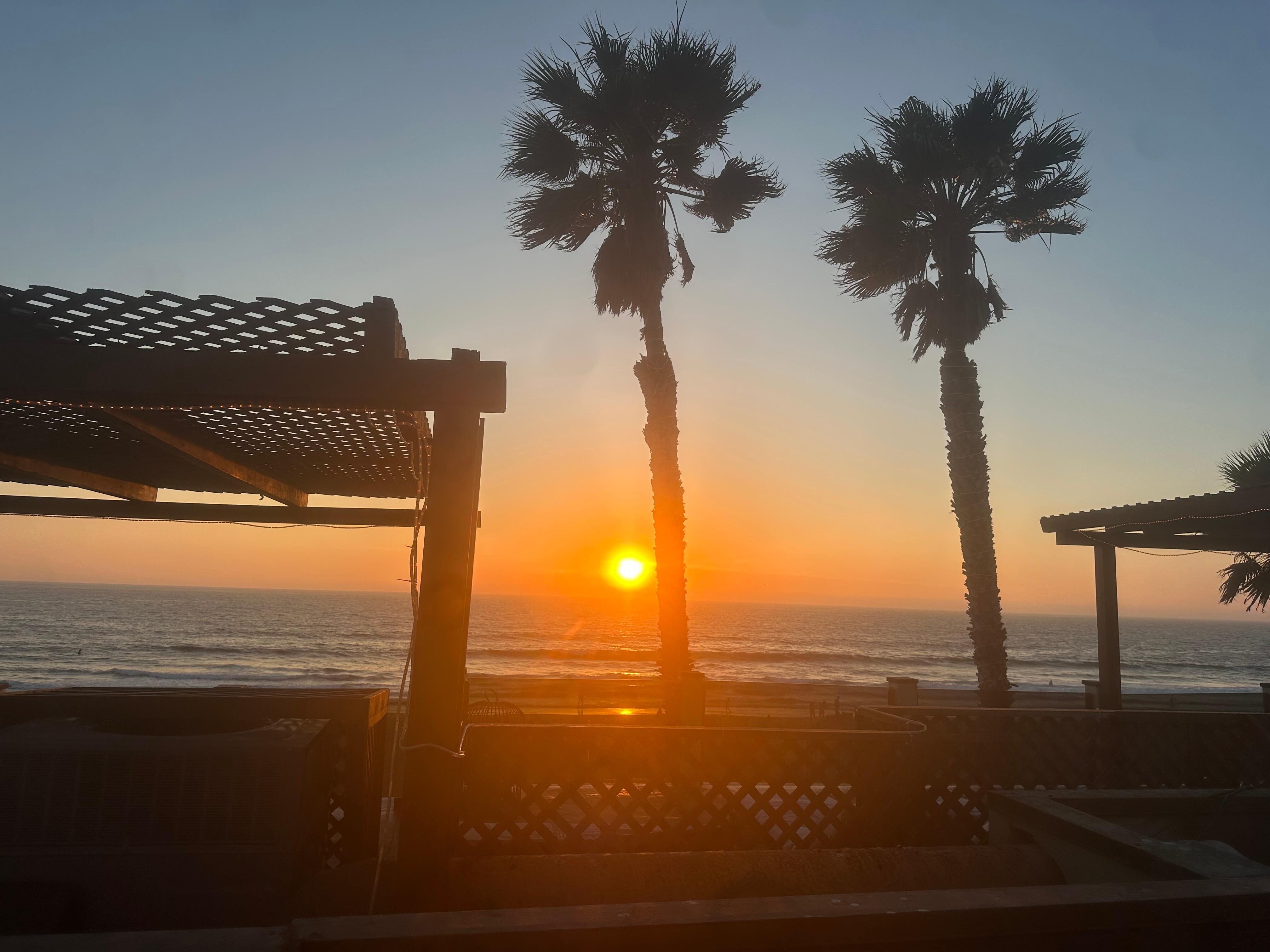 View from the balcony 