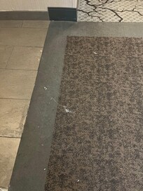 These threads were there when we arrived and remained untouched