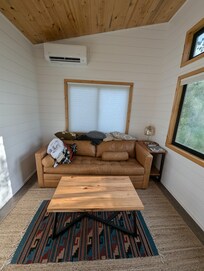 Living area with pullout couch