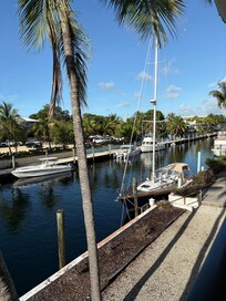 View from our room balcony