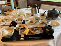 お食事処ニンクルでの朝食