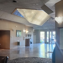 Inside lobby