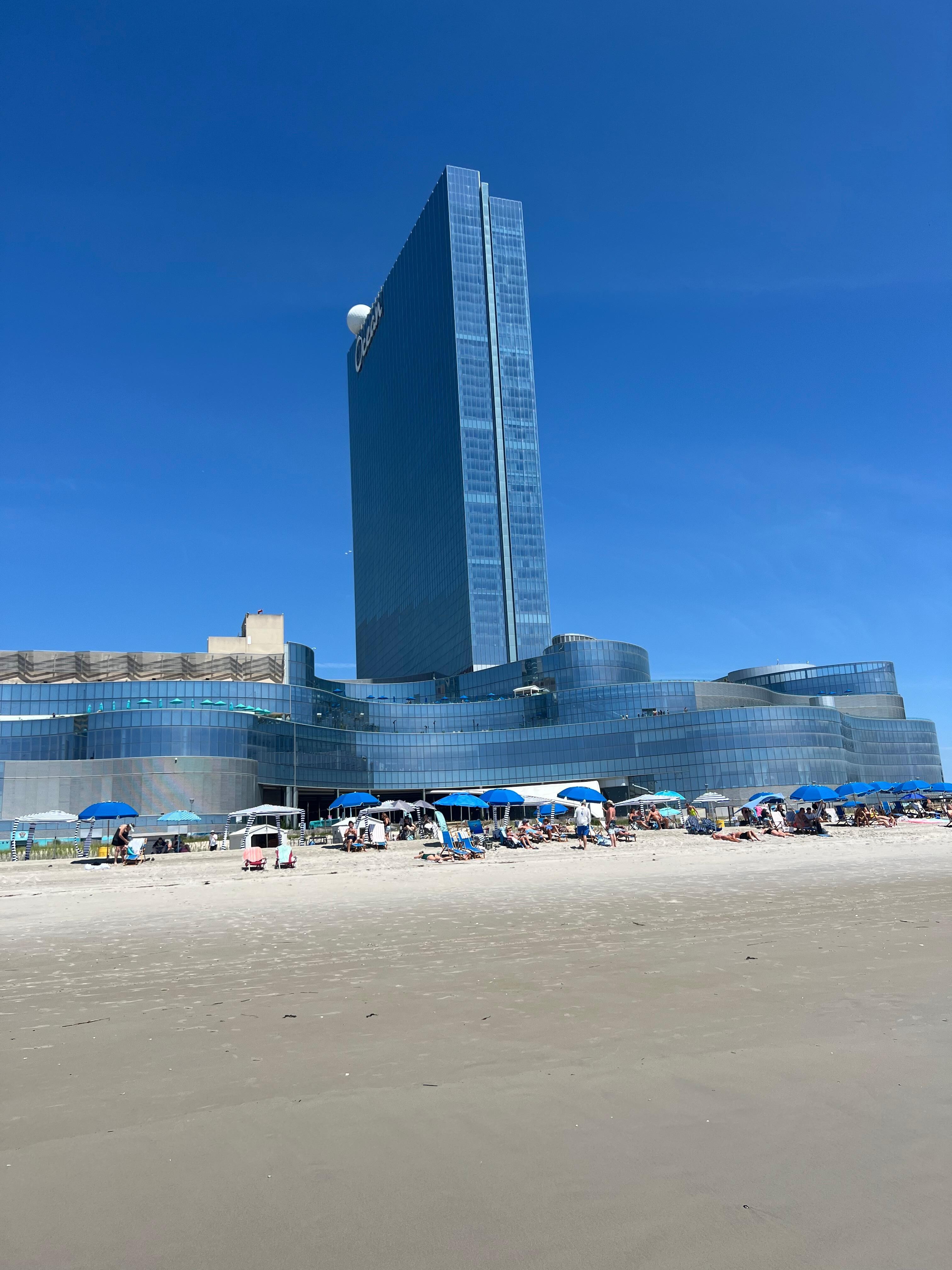 View from the beach. 