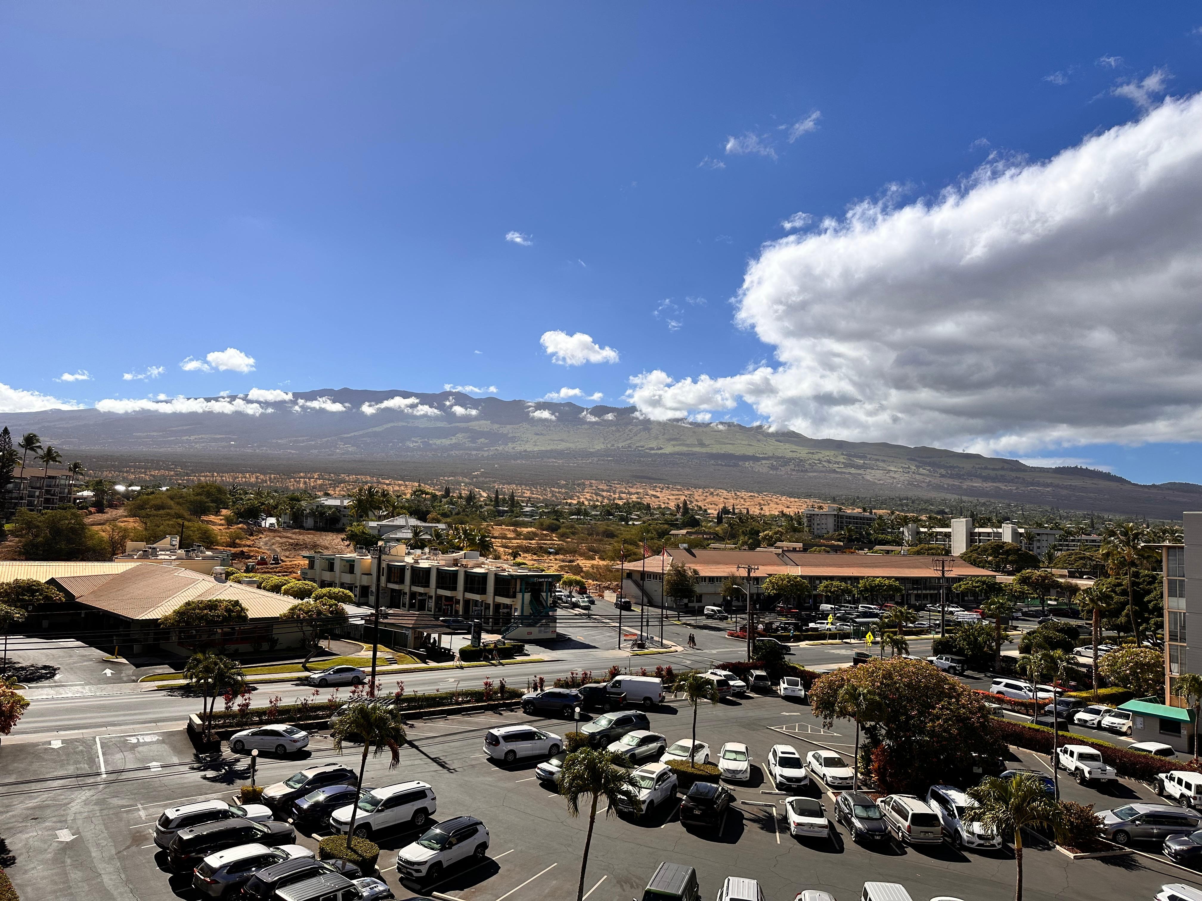 Haleakala from the unit’s front door