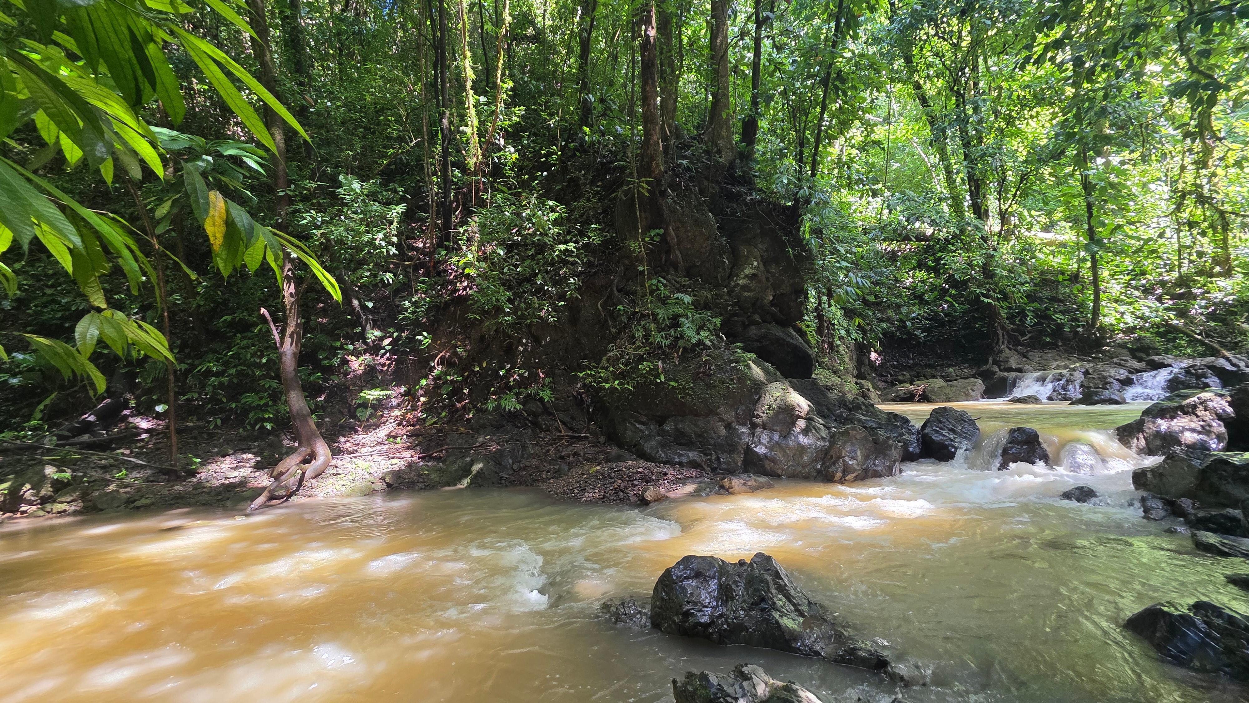 River at end of on-property trail