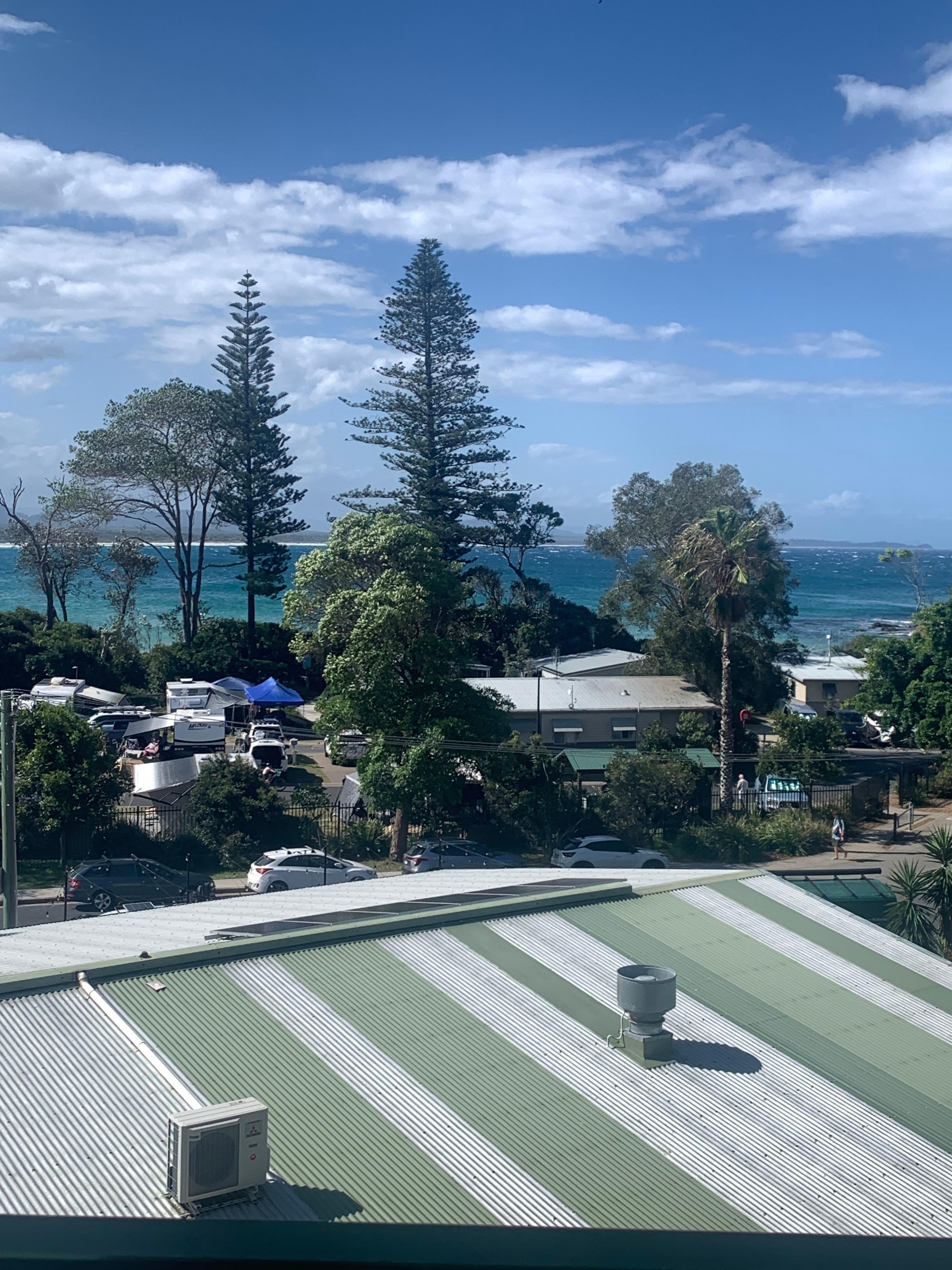 Actual view from the balcony with my phone and without any editing