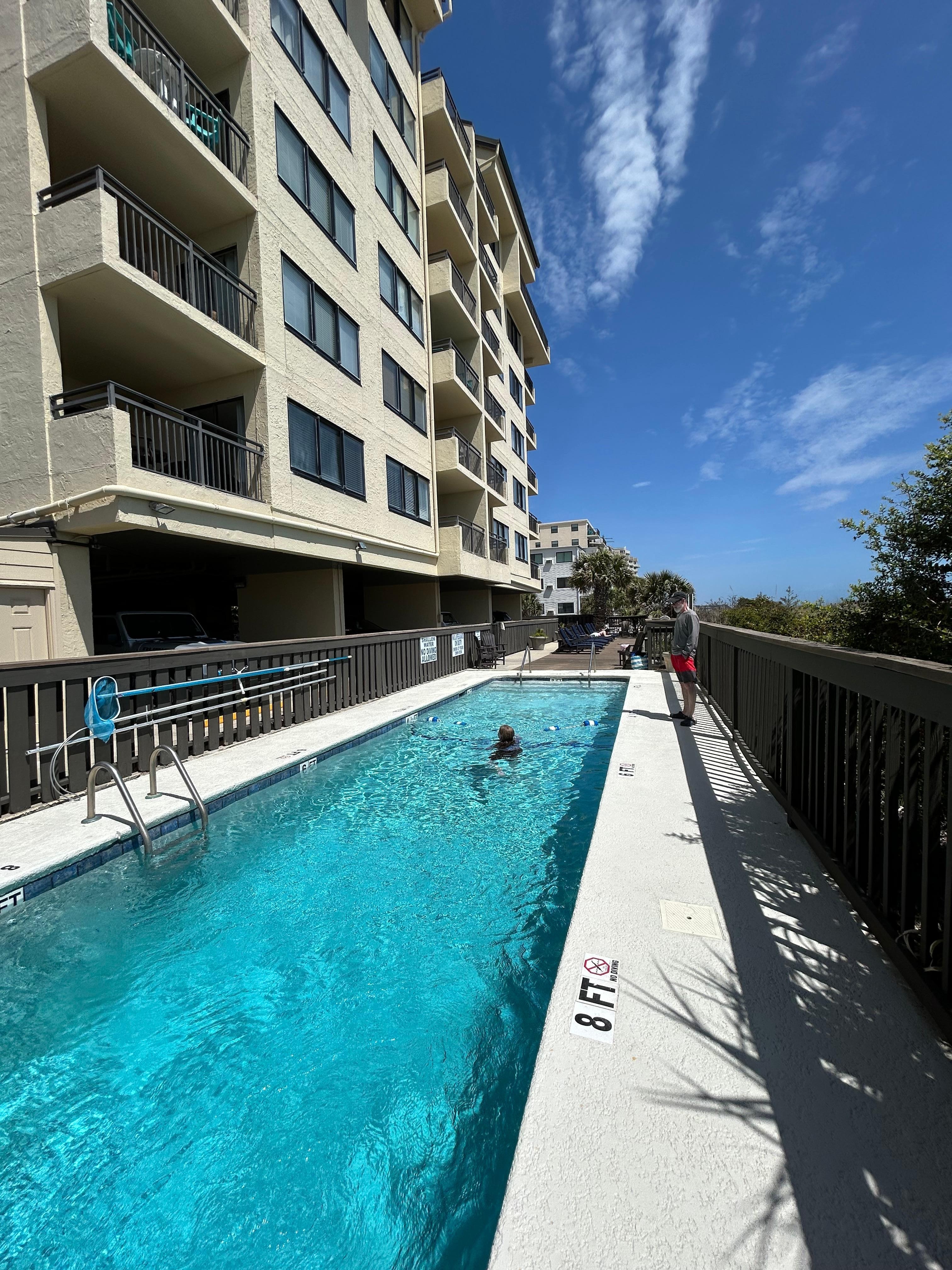 The weather for us was a bit chilly during the week, but that didn’t stop our 10 year-old from enjoying the pool!