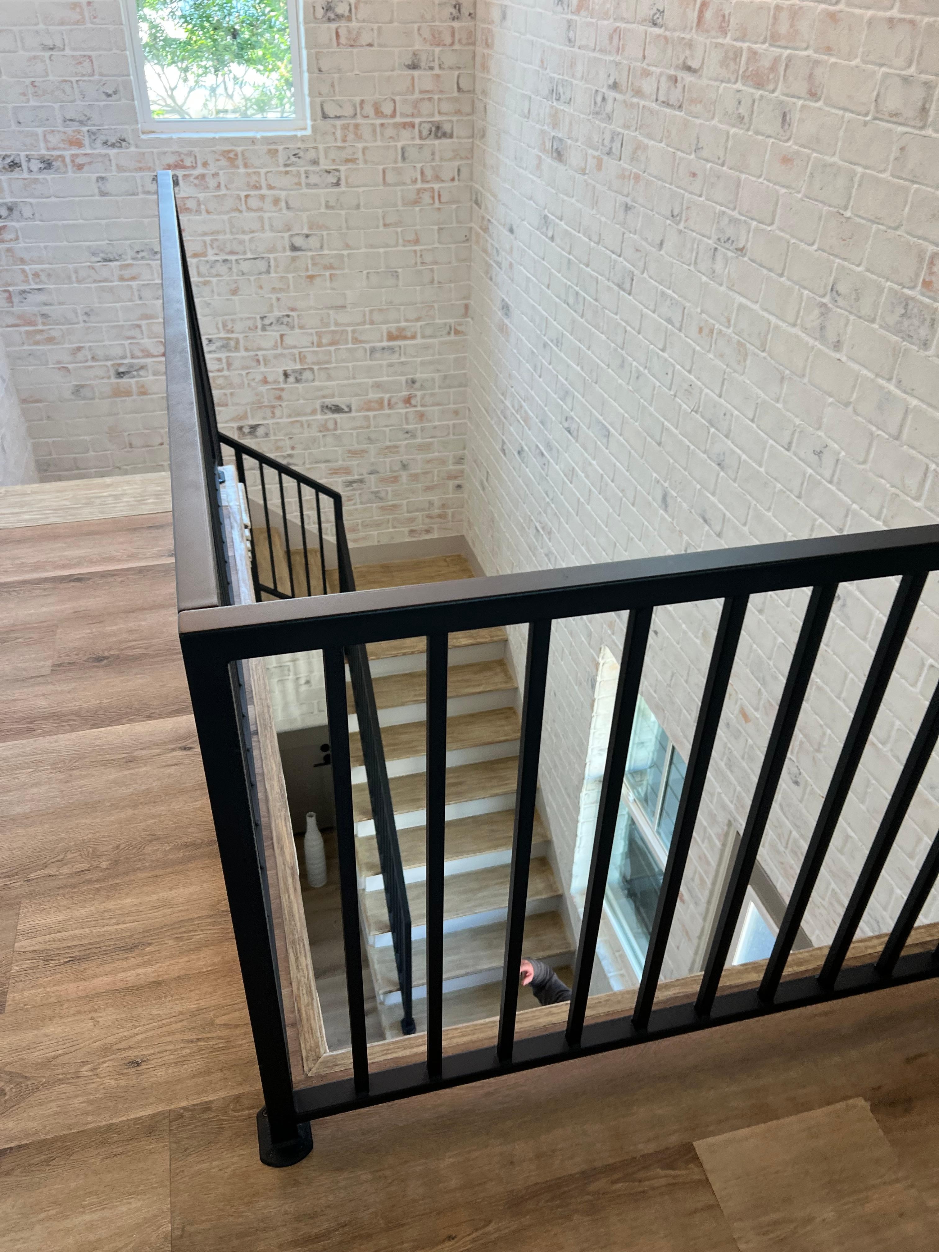 Stairway with beautiful brick