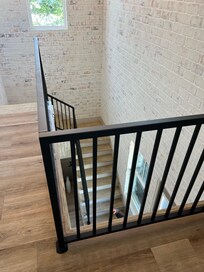 Stairway with beautiful brick