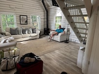 Airy and spacious living area