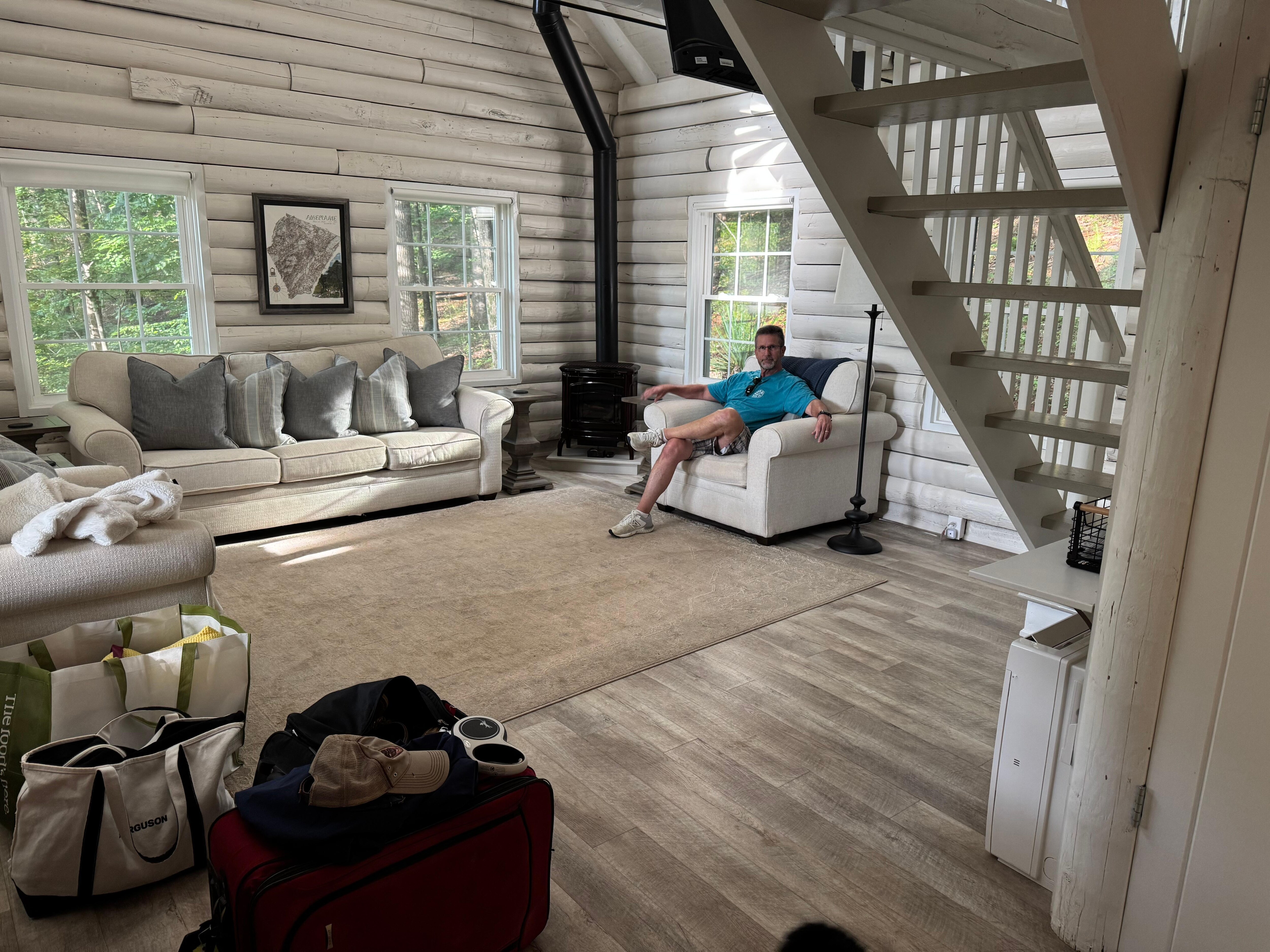 Airy and spacious living area