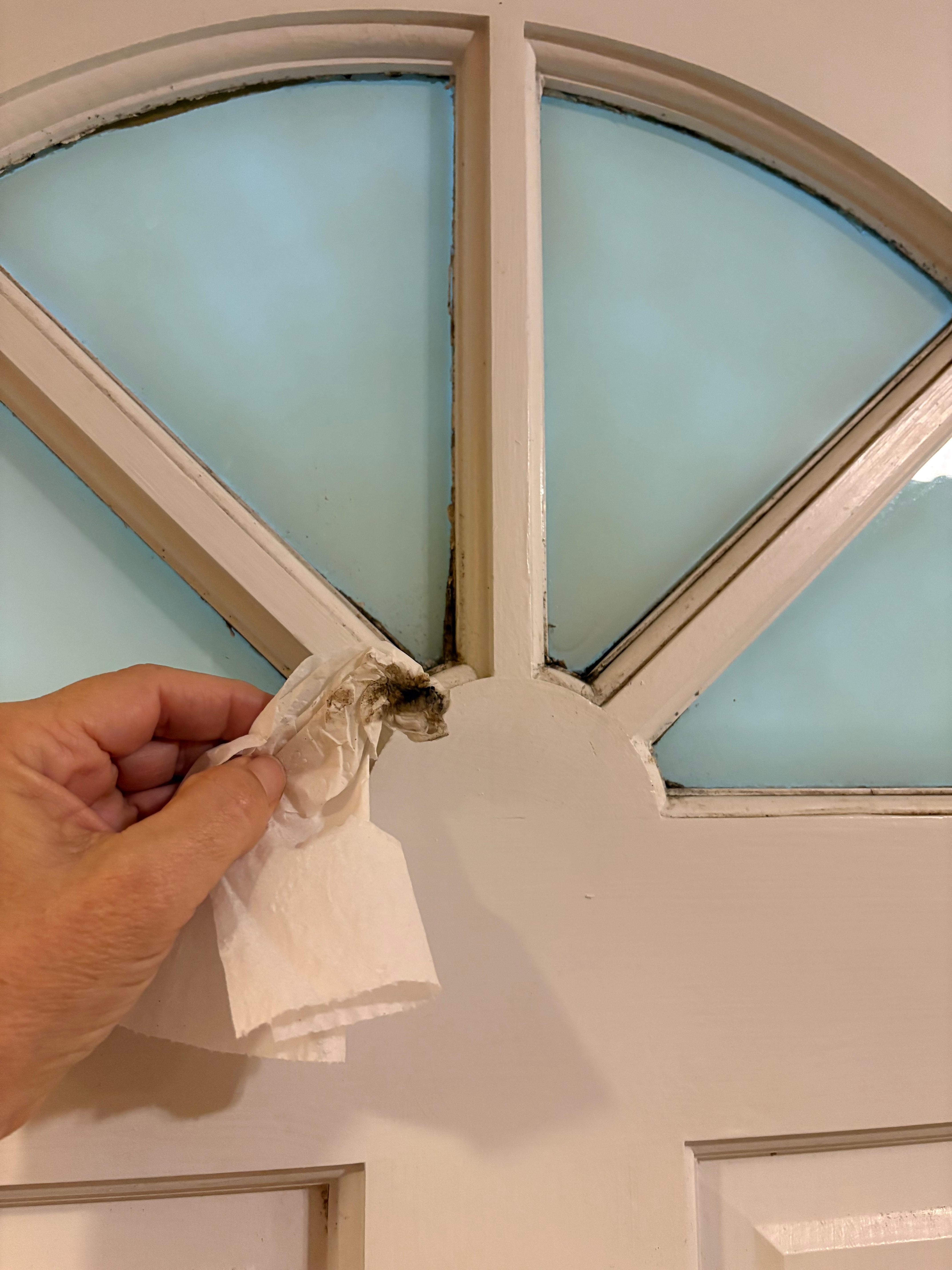 Dirt build up around window