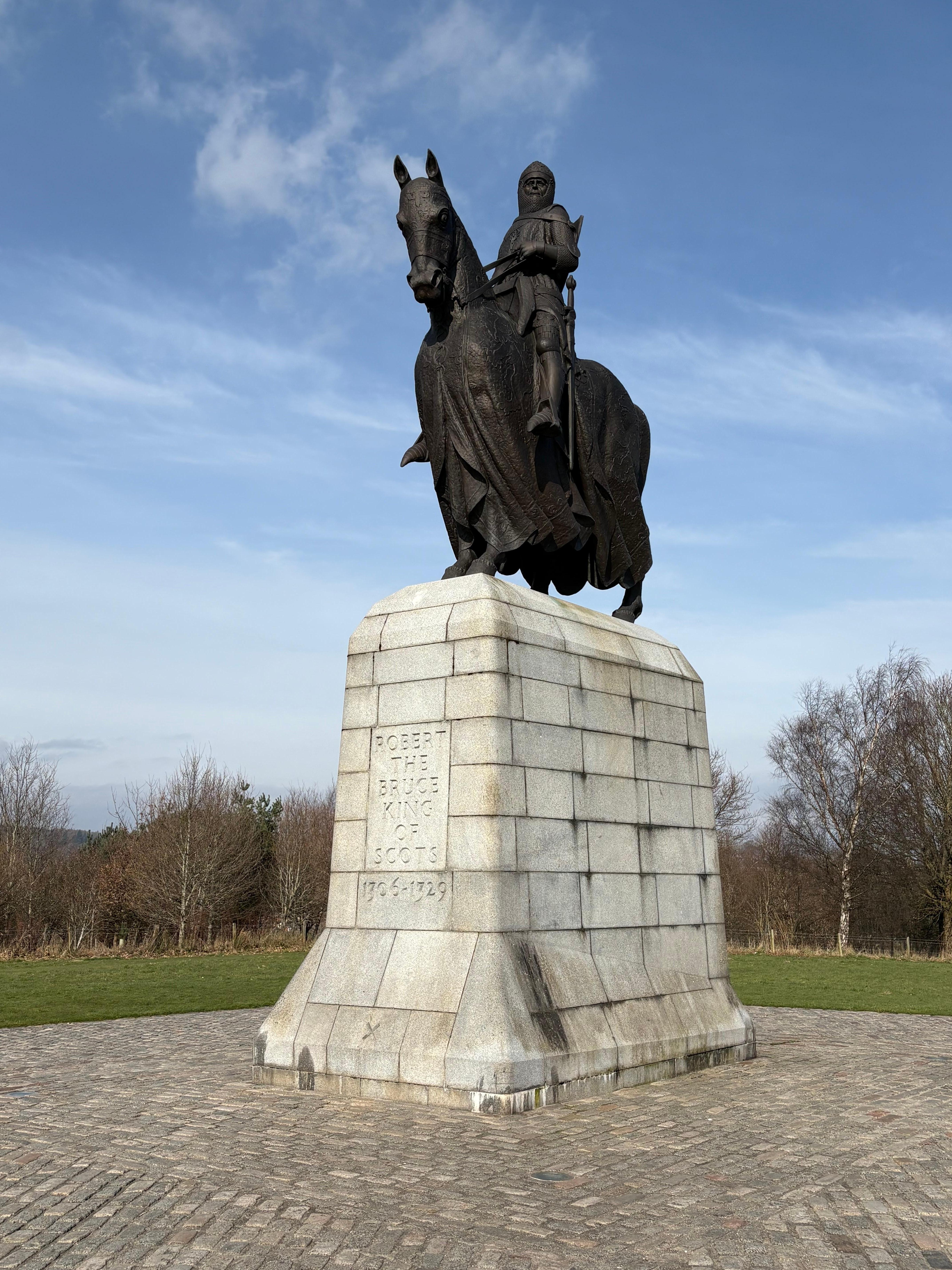 Site of the Battle of Bannockburn directly behind the hotel