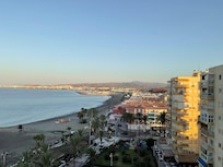 Vista desde el balcón al amanecer