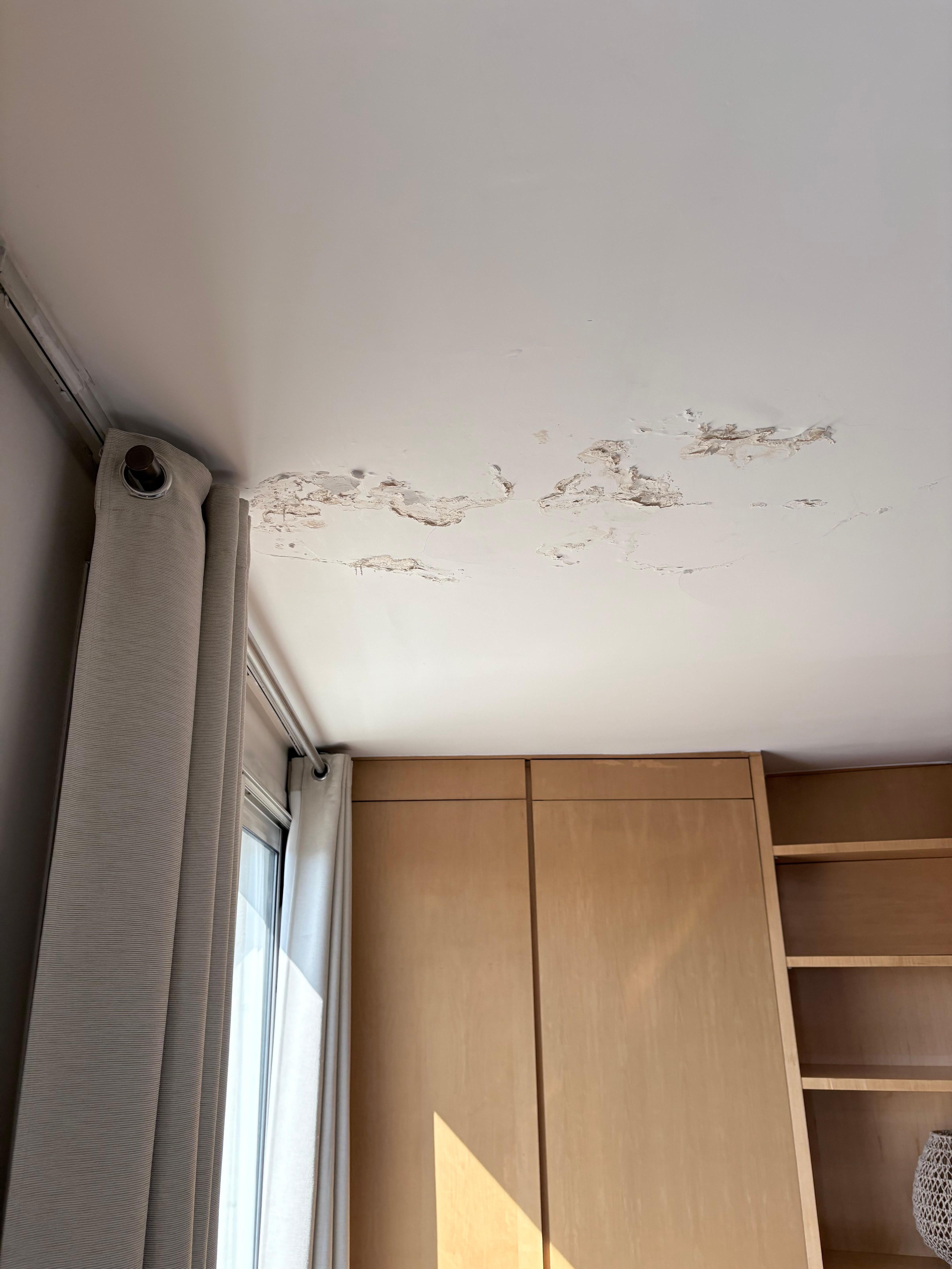 Ceiling in Living Room Peeling 