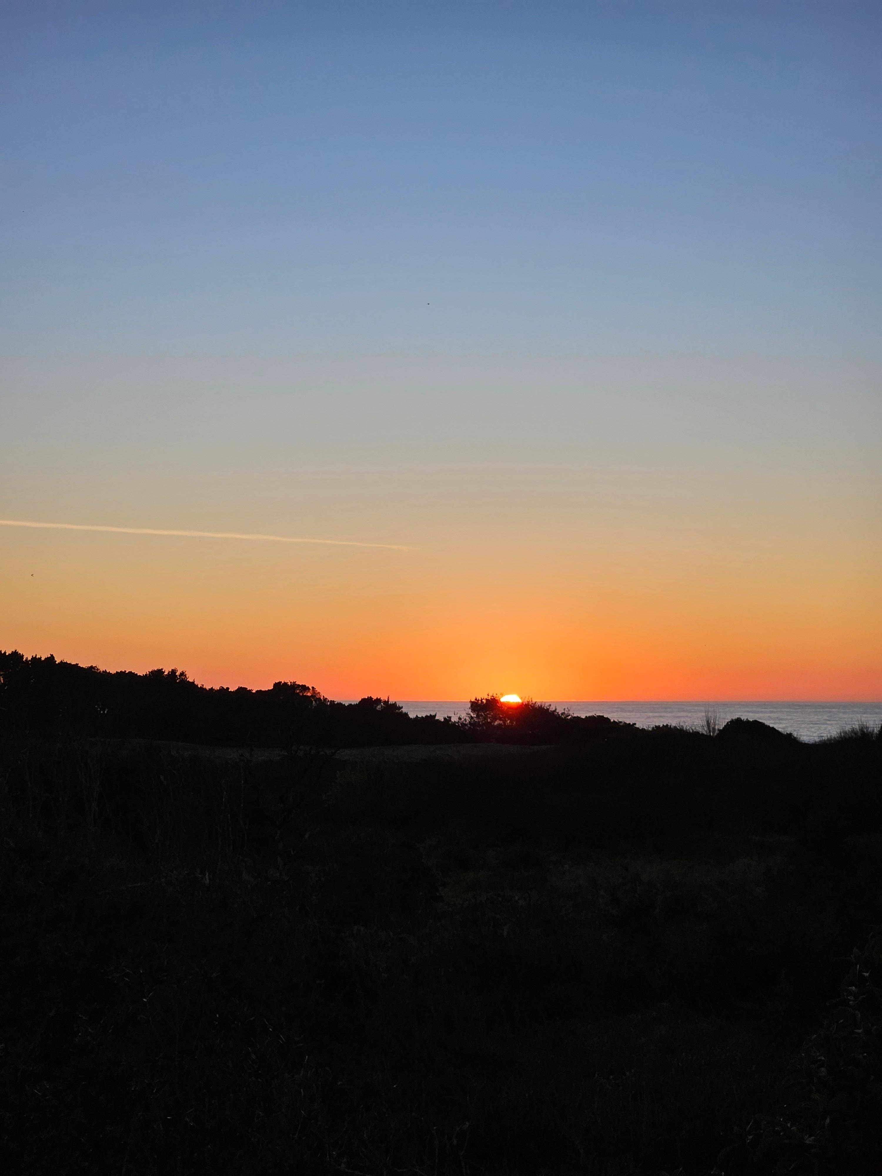 Sunset from the deck 