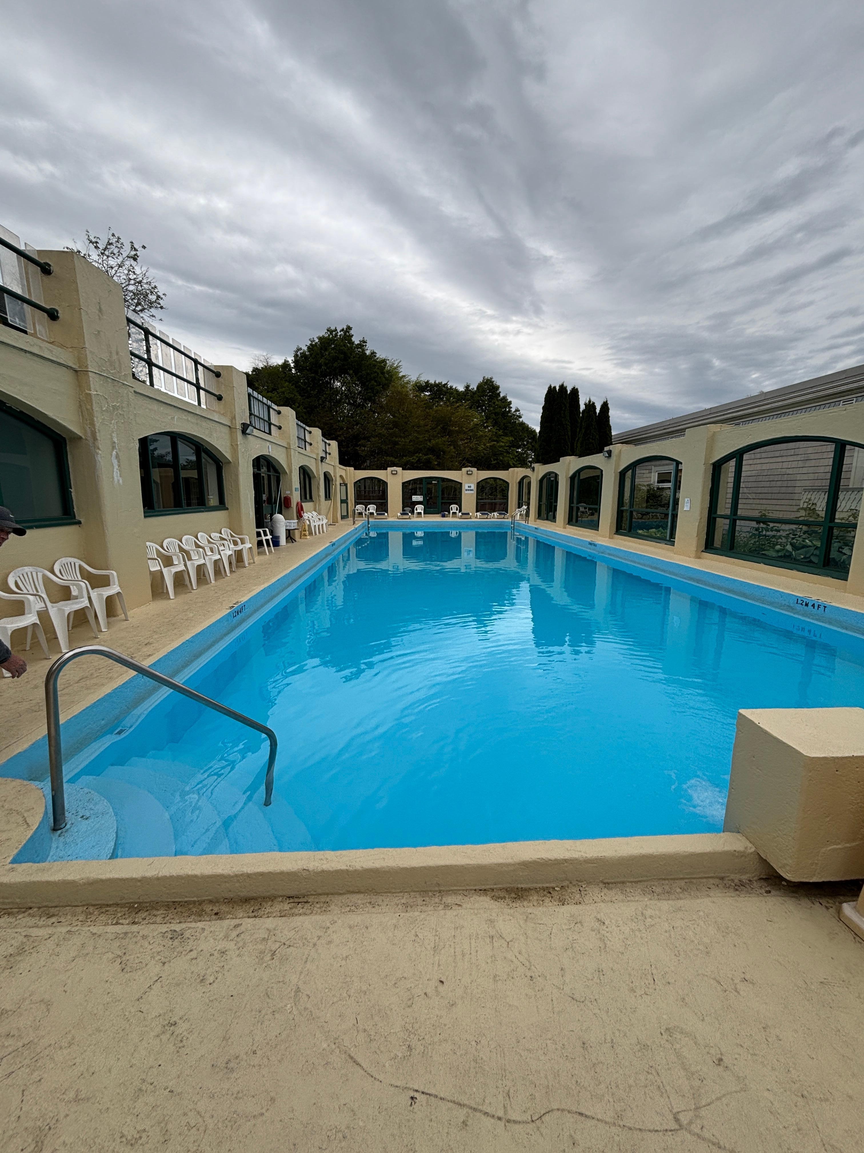 Outdoor heated pool