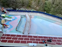 You might want to check if the pools are available for instance the children’s pool with slides, etc.