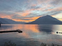 Sunset over Lake Como