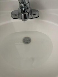 Clogged sink