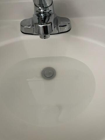 Clogged sink