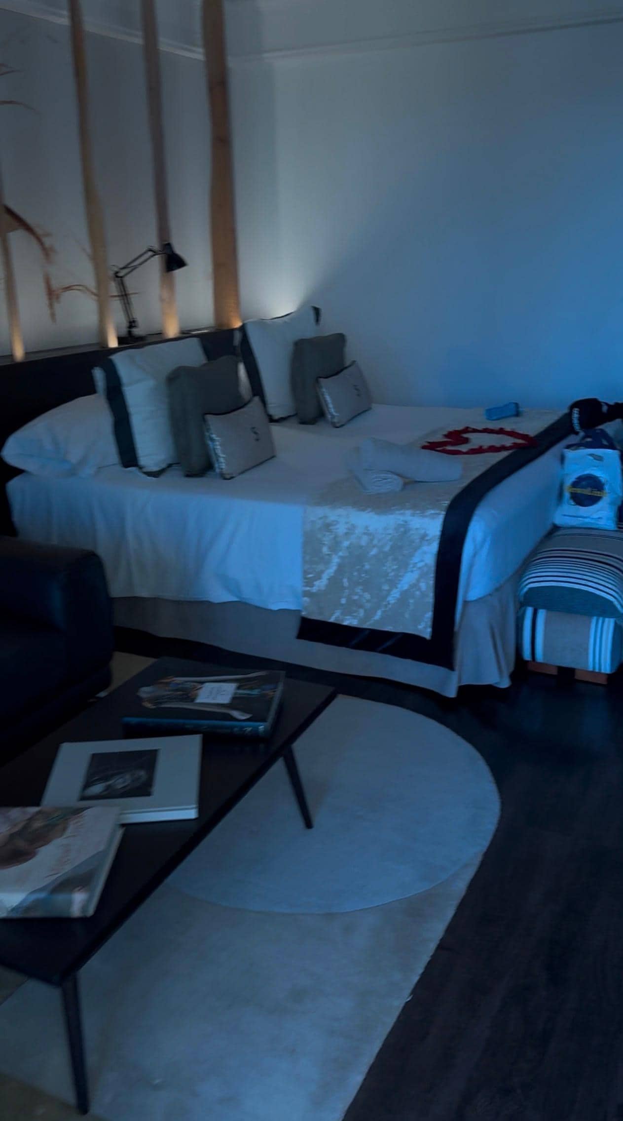 This is the room with the swim out pool