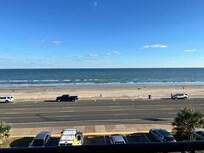 View from the patio to the beach
