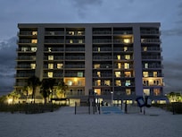 Condo looking at it from the beach