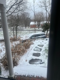 Front walk to driveway