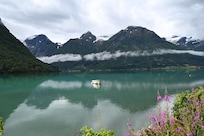 Blick auf den Fjord