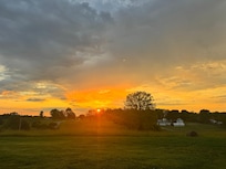 Sunset at the Farmhouse